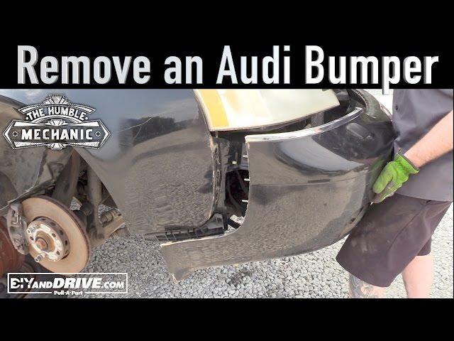 How To Remove an Audi Bumper ~ Salvage Yard Tips