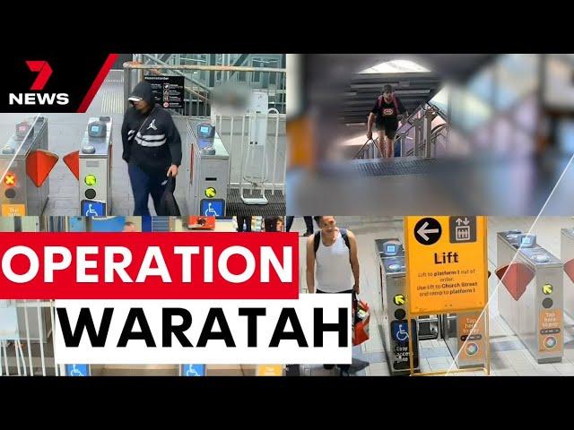 Images of people involved in train incidents, released by police | 7NEWS