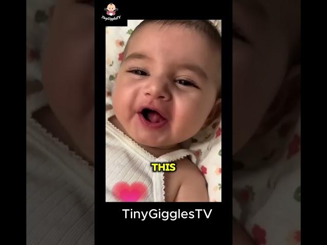 Baby's First Words: Adorable Attempt at Talking!