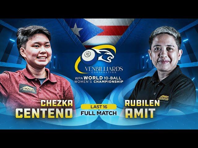 AMIT vs CENTENO - LAST 16 - VenBilliards WPA Women’s World 10 Ball Championship