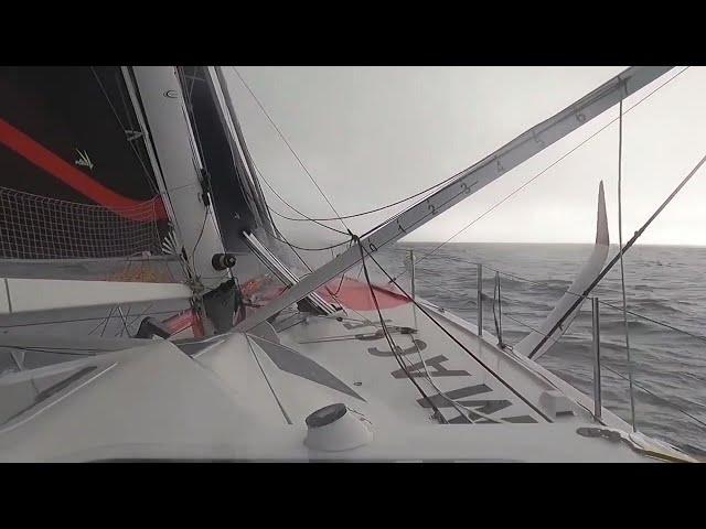 Vendee Globe Day 20 Onboard Report. It's Crowded At The Front. The Leading 3 Yachts Swap Lead. more