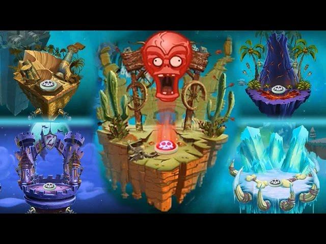 Plants vs Zombies 2 - New Zomboss Podiums Changed