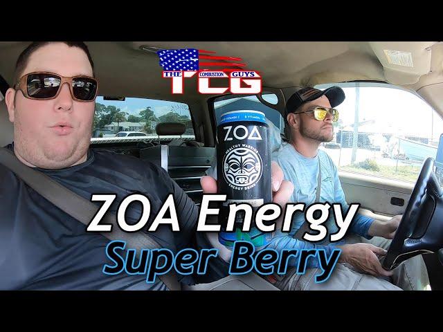 Trying ZOA Energy Super Berry! Energy Drink Monday (Energy Drink Review) TheCombustionGuys