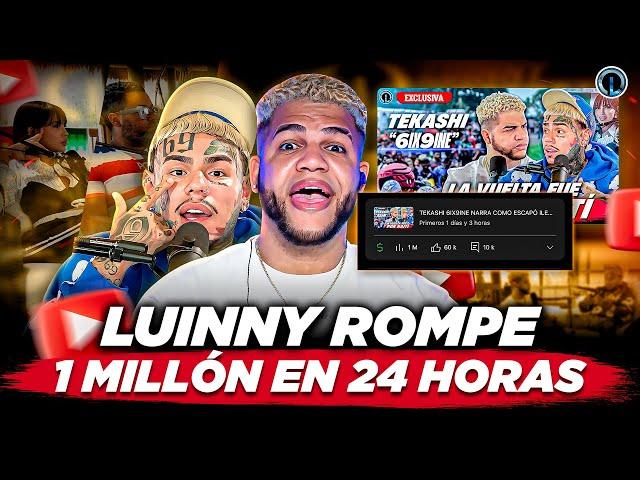 LUINNY Y TEKASHI 6IX9INE HABLAN DEL MILLÓN DE VISITAS! REVELAN LO QUE NO SALIÓ EN ENTREVISTA