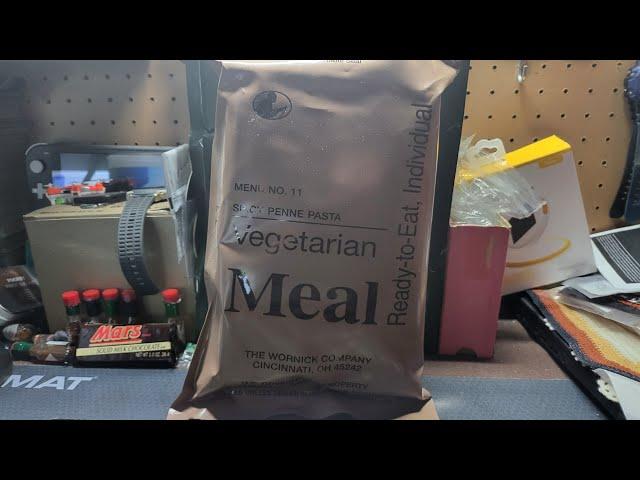 U.S MRE #11 SPICY PENNE PASTA TASTE REVIEW!!