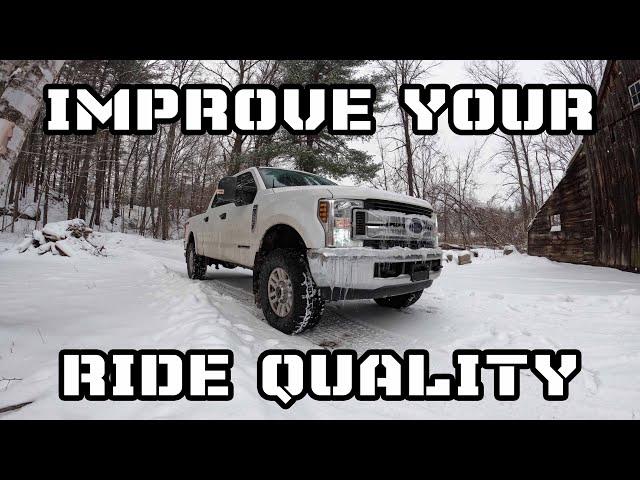 How To Improve The Ride Quality Of Your Ford Super Duty Truck