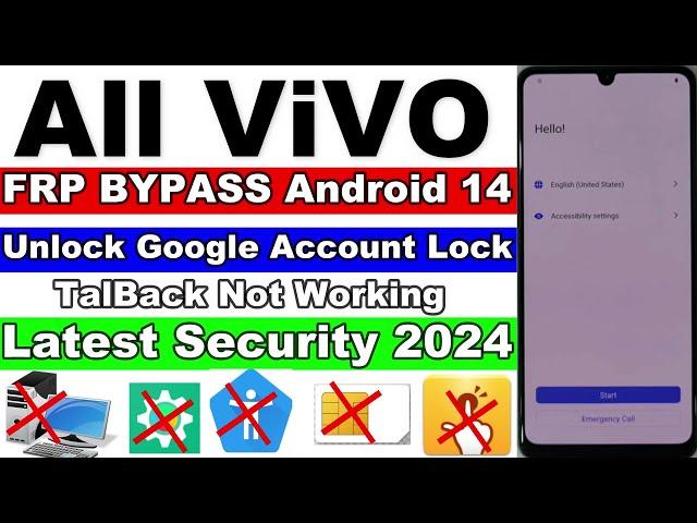 All Vivo FRP Bypass 2024 Android 14/ViVO All Google Lock Bypass WITHOUT PC | ViVO FRP Unlock/Bypass