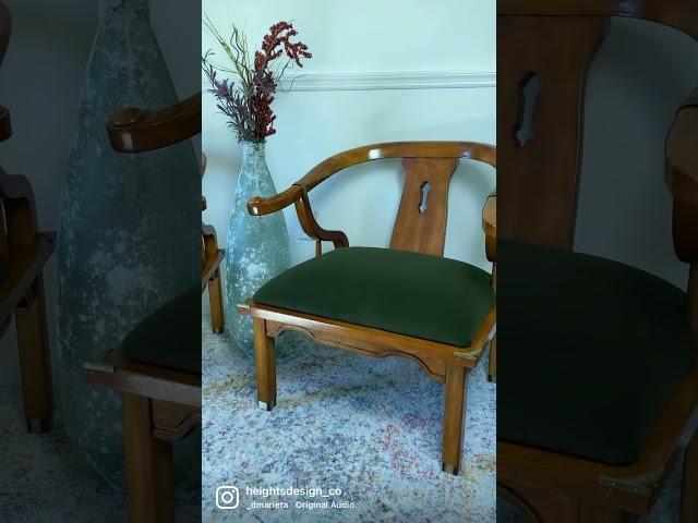 Ming Chairs #shorts #ming #furnitureflip #subscribe #youtubeshorts #reupholstery #refinish #asia