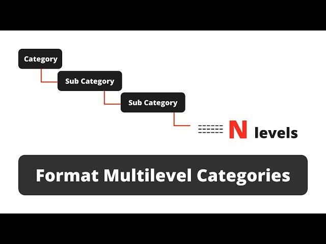 Laravel Tip - Format Multilevel Categories Using Only Has Many Relationship