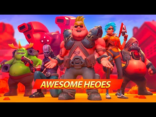 Mad Heroes - Frag Hero Shooter - Gameplay Walkthrough (Android, iOS)