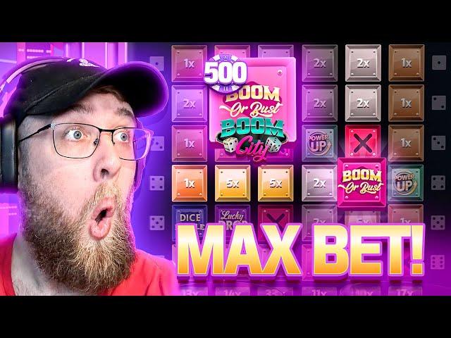 MAX BET WIN ON BOOM CITY’S BEST GAME SHOW! (BOOM OR BUST)