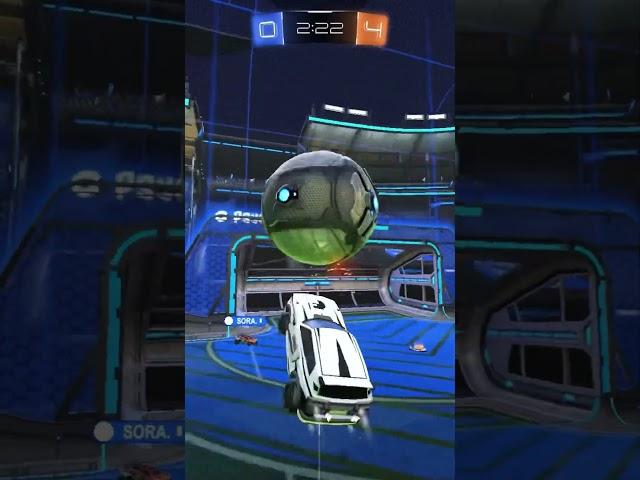 How to flip reset off the cheat #rocketleague #youtubeshorts #rl