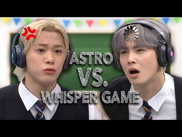 [ENG SUB] Astro's FUNNIEST Whisper Challenge moments 