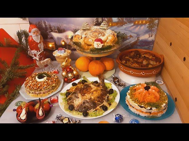    Меню на Новый Год 2025  Праздничное меню     Новогодний стол Menu pour    Noël et Fêtes.