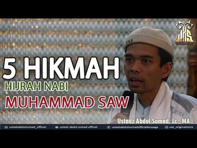 5 HIKMAH HIJRAH NABI MUHAMMAD SAW ᴴᴰ | Ustadz Abdul Somad, Lc., MA