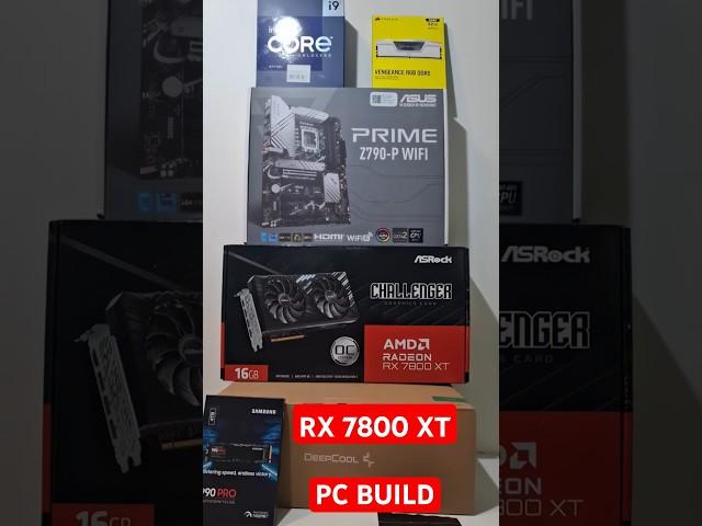 RX 7800 XT Gaming PC Build: Build for High FPS and 4K pleasure #graphicscard #gaming