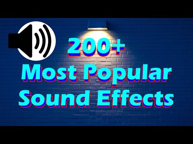 200+ Most Popular Sound Effects of 2025 (No Copyright)