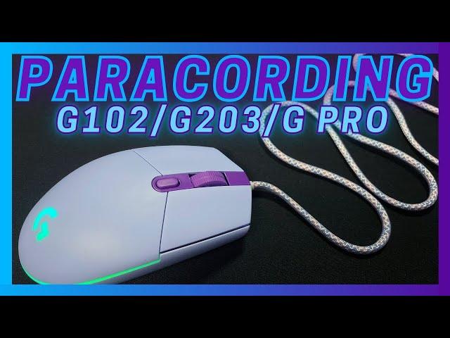 How-To Paracord your mouse! Eps 2 Featuring the G102/G203/G Pro