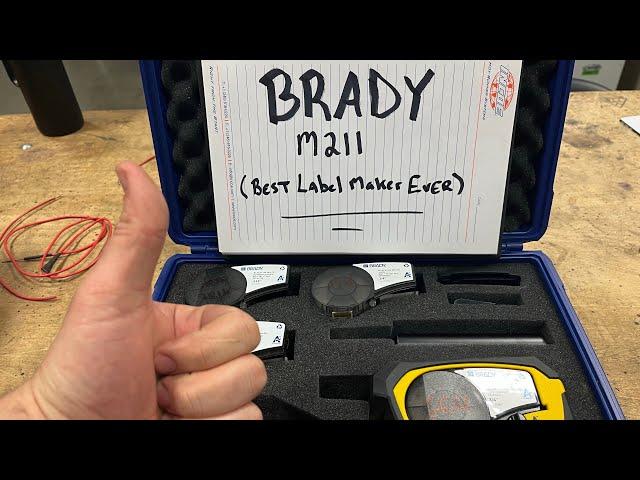 Brady M211 Label Printer, Tool review!!