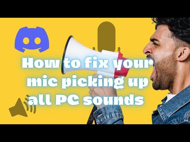 how to fix microphone picking up system sounds in windows 10 (2023)