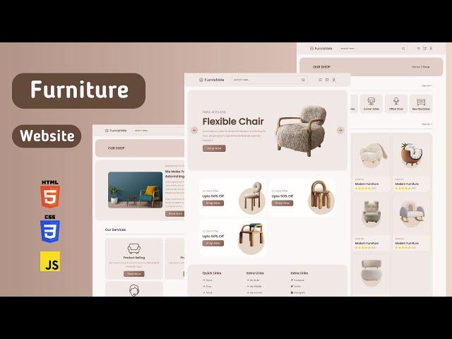 How to Build a Responsive Multi-Page Furniture Website 