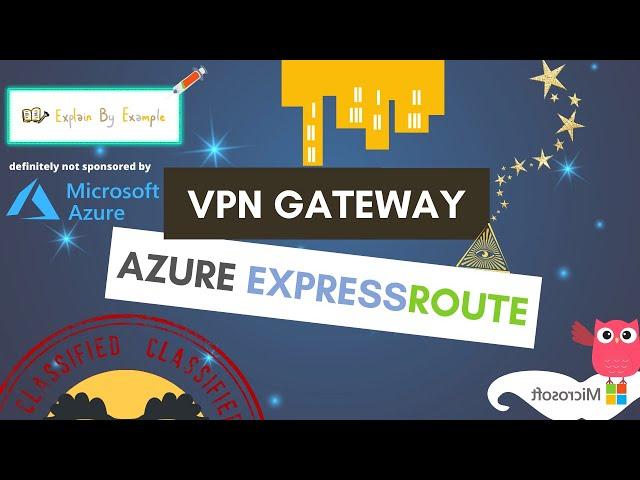 Explain By Example: VPN Gateway or ExpressRoute