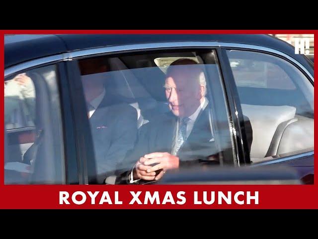 King Charles in GOOD SPIRITS as he hosts pre-Christmas lunch | HELLO!