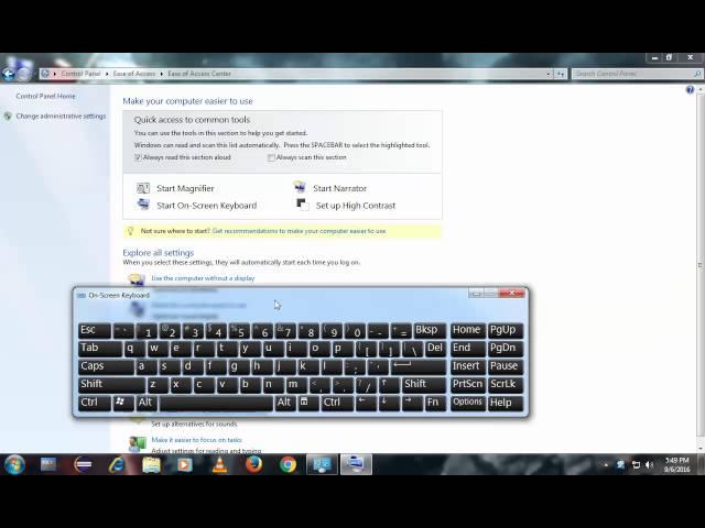 How to Show Keyboard on Screen Windows 7 - Intact Abode