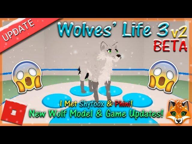 Roblox - Wolves' Life 3 v2 BETA - NEW WOLF MODEL! #15 - HD