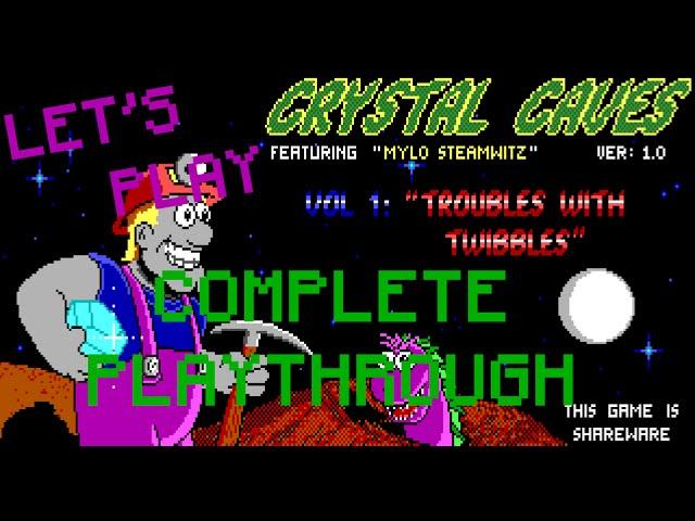 Let's Play Crystal Caves Vol. 1 | Complete Playthrough |