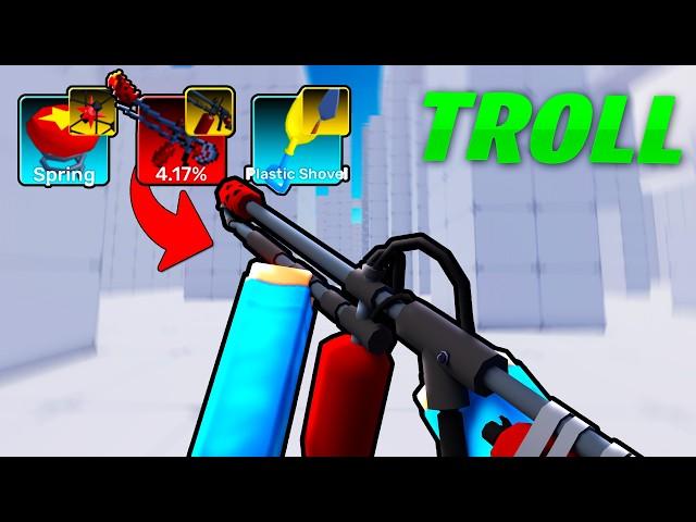 Winning Using TROLL WEAPONS in Roblox Rivals!!!