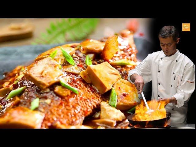 Super Tasty Fried Fish with Hot Sauce by Chinese Masterchef l Chinese New Year