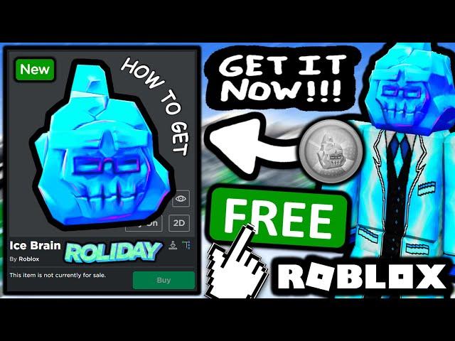 FREE ACCESSORY! HOW TO GET Ice Brain! (ROBLOX ROLIDAY 2021 EVENT)