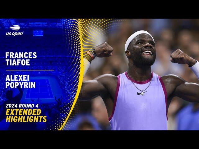 Frances Tiafoe vs. Alexei Popyrin Extended Highlights | 2024 US Open Round 4