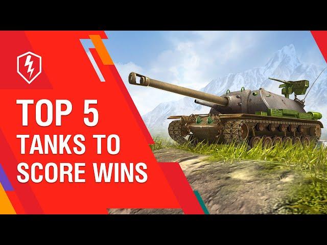 WoT Blitz. Top 5 Tier X Tanks for Winning