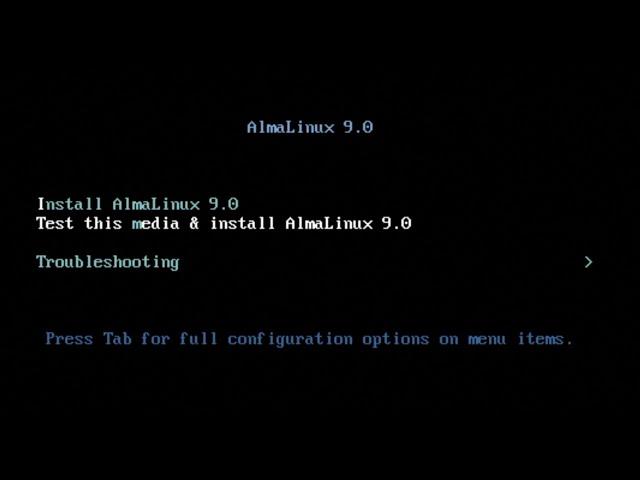 How to install AlmaLinux 9