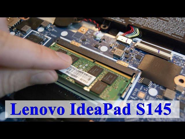 Lenovo IdeaPad S145 - 15IIL Ram Upgrade | IdeaPad S145 Disassembly