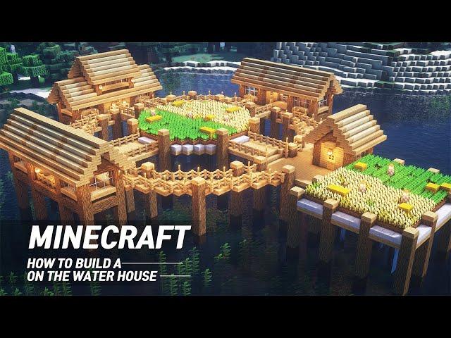 Minecraft Tutorial : How To Build A House On Water " 2020 Easy Tutorial Juns MAB" #77