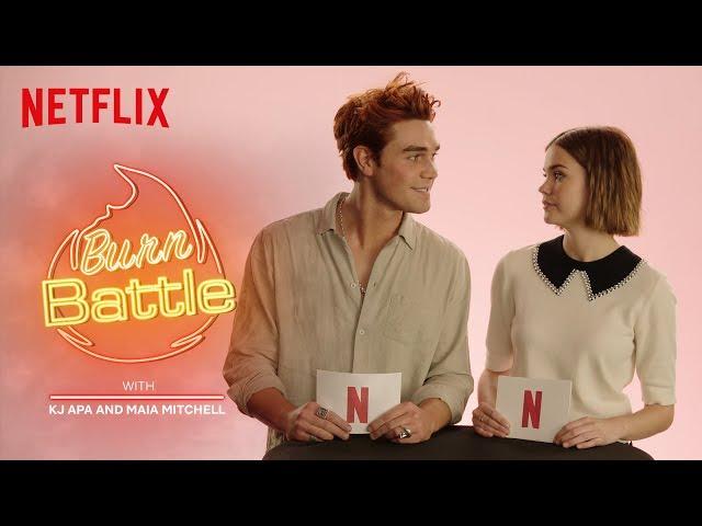 KJ Apa & Maia Mitchell BURN BATTLE: New Zealand VS Australia | The Last Summer | Netflix