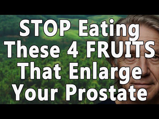 Doctor Warns: STOP Eating These 4 FRUITS That Enlarge Your Prostate | Life Lessons From The Elderly