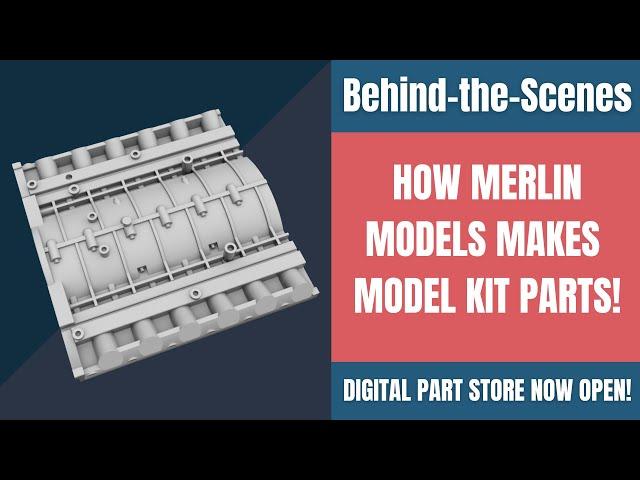 How Merlin Models makes Model Kit Parts