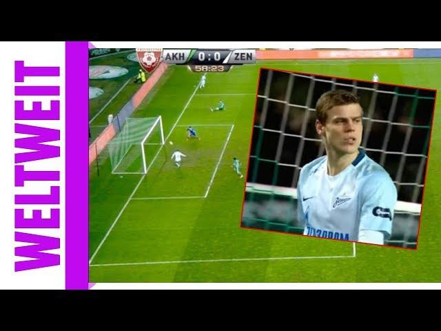 Kokorin mit Fehlschuss des Jahres | Terek Grosny - Zenit St. Petersburg