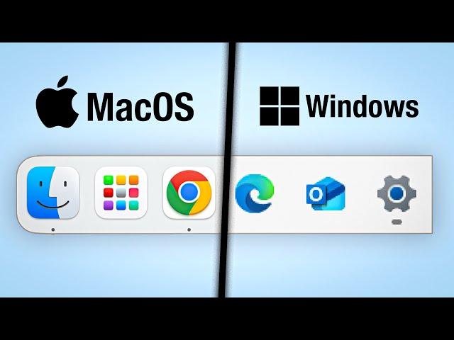 Simple features in MacOS vs Windows 11