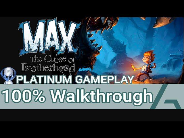 Max: The Curse of Brotherhood | 100% Walkthrough (Platinum Gameplay) All Trophies/Achievements