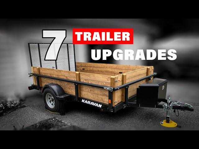 7 Must Have Utility Trailer Modifications - DIY Trailer Sides and MORE!