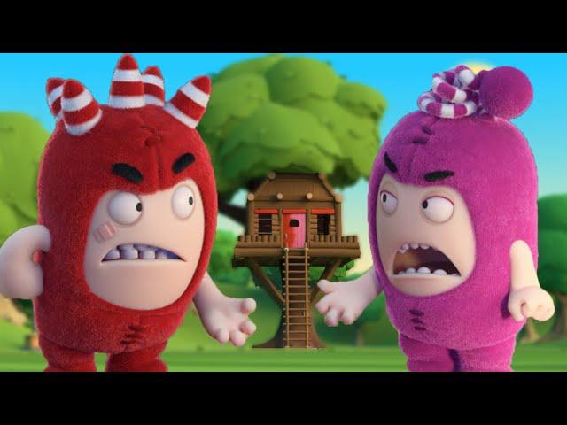 Brand New Oddbods | Storm in a Treehouse | Funny Cartoons For Kids