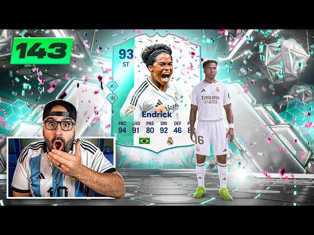 OMG ENDRICK IN MY BEST PACK EVER 90x4! FC 25 ULTIMATE TEAM RTG