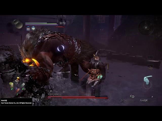 Nioh 2 Onmyo Master Challenge with Tonfa