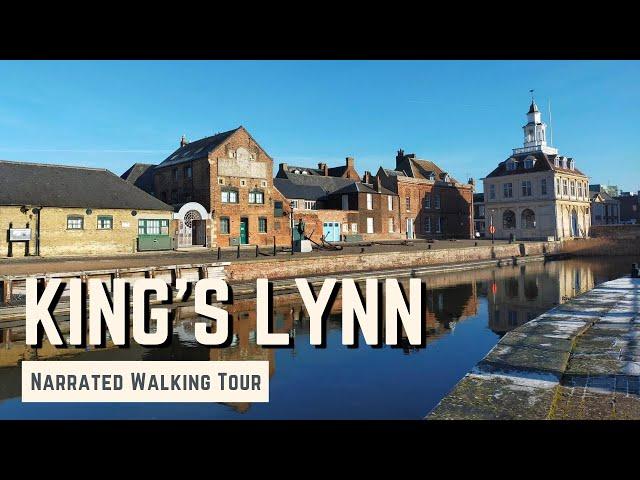 KING'S LYNN | 4K Narrated Walking Tour | Let's Walk 2023