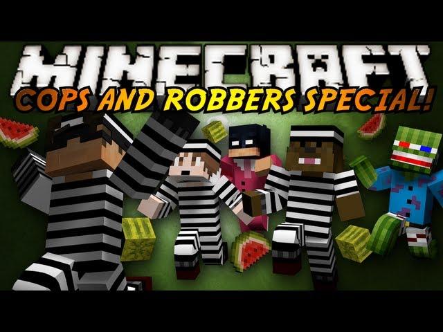 Minecraft Mini-Game : COPS N ROBBERS! (WATERMELON MASSACRE!)